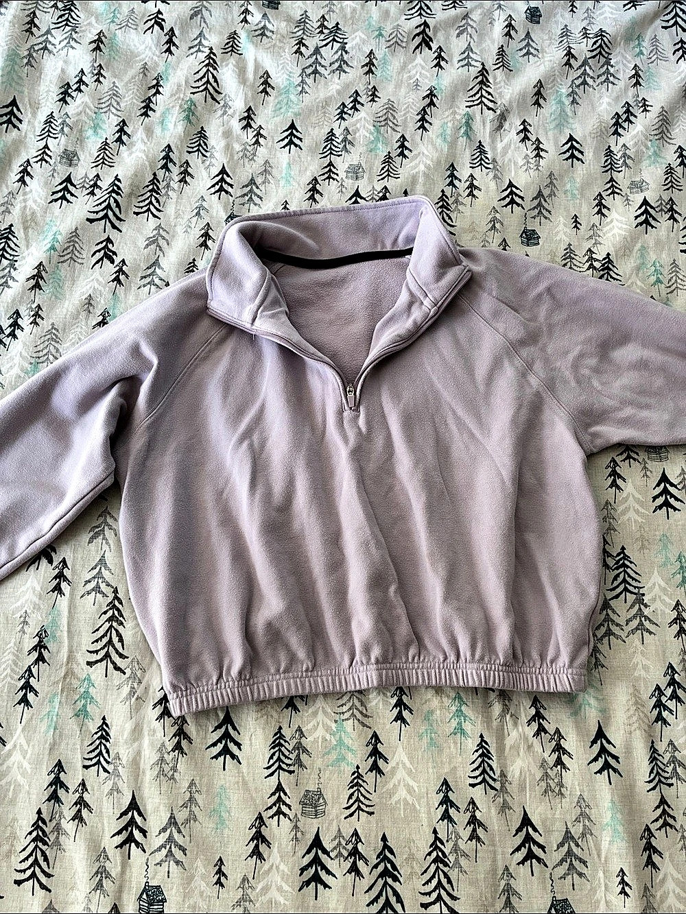 Born Primitive Lounge Lux Quarter Zip Pullover Pink Medium
